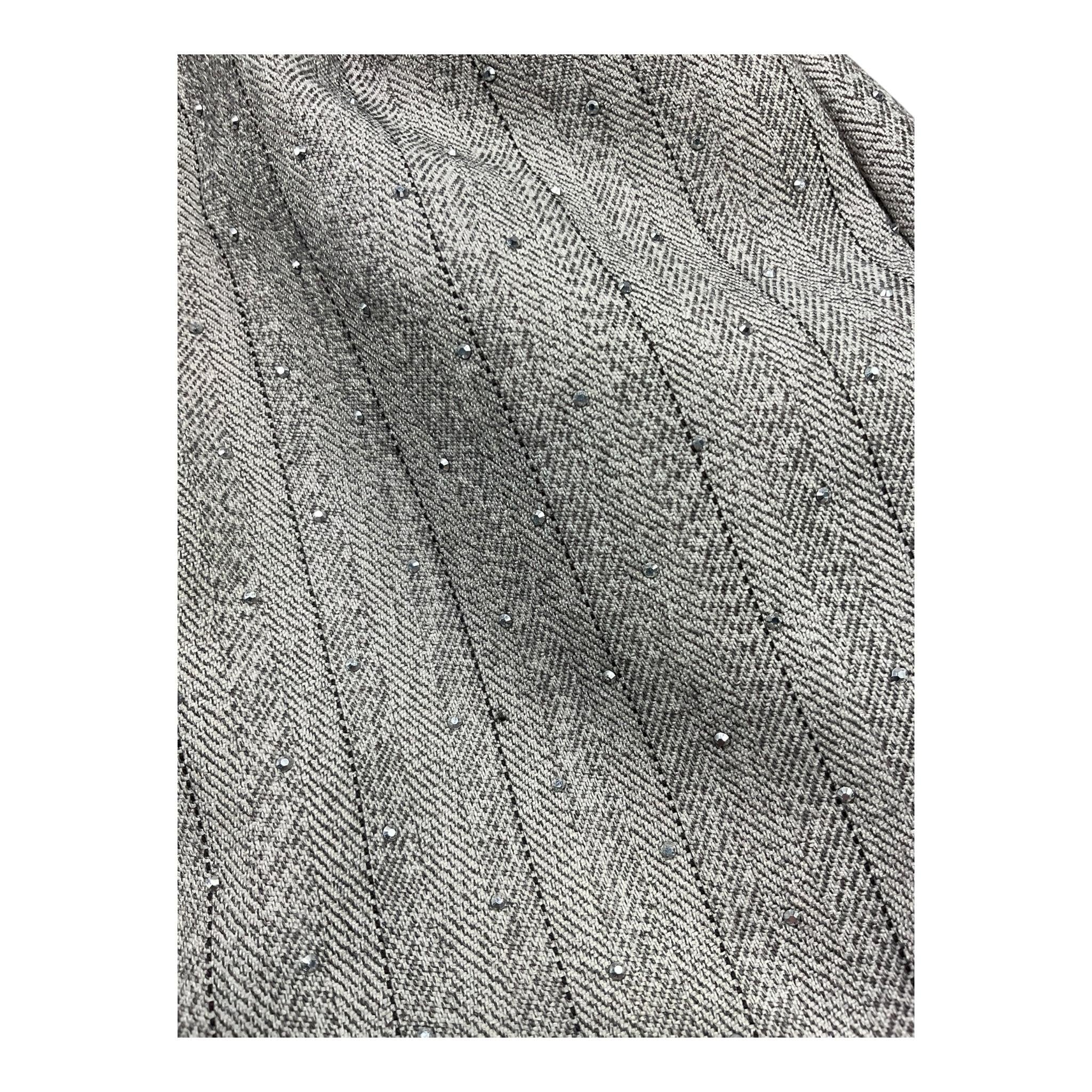 VICOLO short tinta unita con brillantini Grigio per Neonata 3142S00073XN GRIGIO VICOLO 