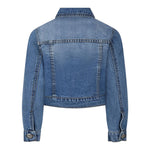 John Richmond Giubbino In Denim Tinta Unita per Bambina RGP25124GB AZZURRO JOHN RICHMOND 