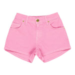 M+E' Short In Denim Tinta Unita con Girovita Regolabile per Neonata UE1704 ROSA M+E' 