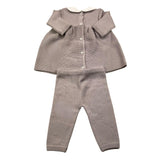 BABY LORD completo 3 pezzi maglia-pantalone-babbucce Beige per Neonata 401 BEIGE BABY LORD 