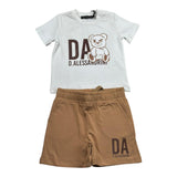 Daniele Alessandrini Completo 2 Pezzi T-Shirt-Bermuda per Neonato 1296K00283 BIANCO DANIELE ALESSANDRINI 