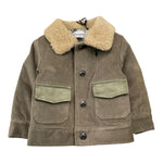 TRUSSARDI giubbino tinta unita in camoscio Beige per Neonato TIA25137GB BEIGE TRUSSARDI 