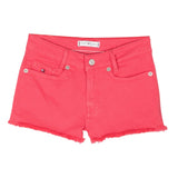 Tommy Hilfiger Short Tinta Unita con Girovita Regolabile per Bambina KG0KG07242 ROSA TOMMY HILFIGER 