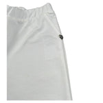 Please Pantalone Tinta Unita con Elastico In Vita per Bambina PE51172G73J PANNA PLEASE 