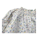 A' La Page Camicia Tinta Unita con Fantasia Fiori per Neonata AL27X BIANCO A' LA PAGE 