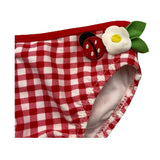 Mayoral Costume Mutandina Fantasia Quadretti per Neonata 1693 BIANCO/ROSSO MAYORAL 