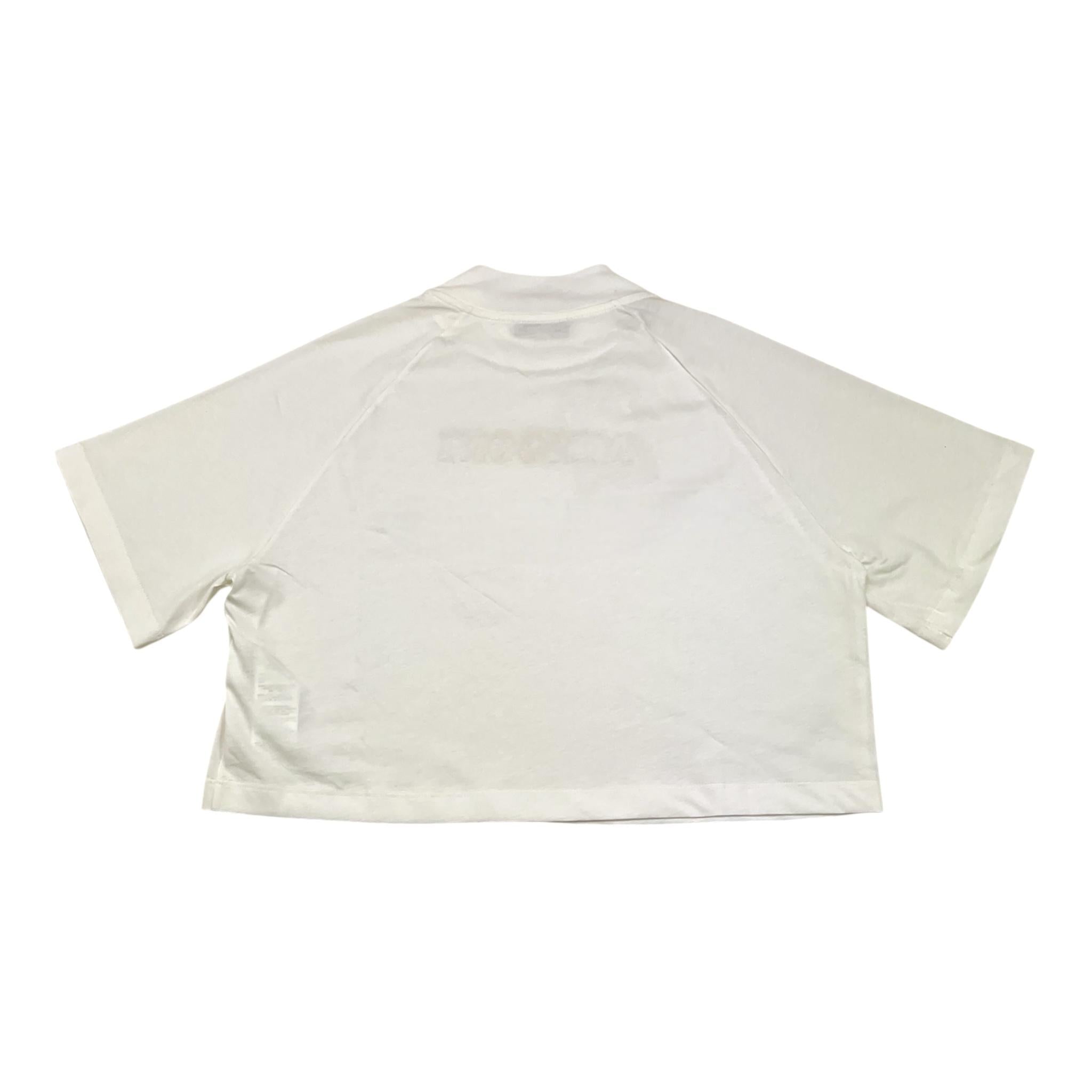 Missoni T-Shirt Girocollo Tinta Unita con Stampa per Bambina MV8B21 BIANCO MISSONI 