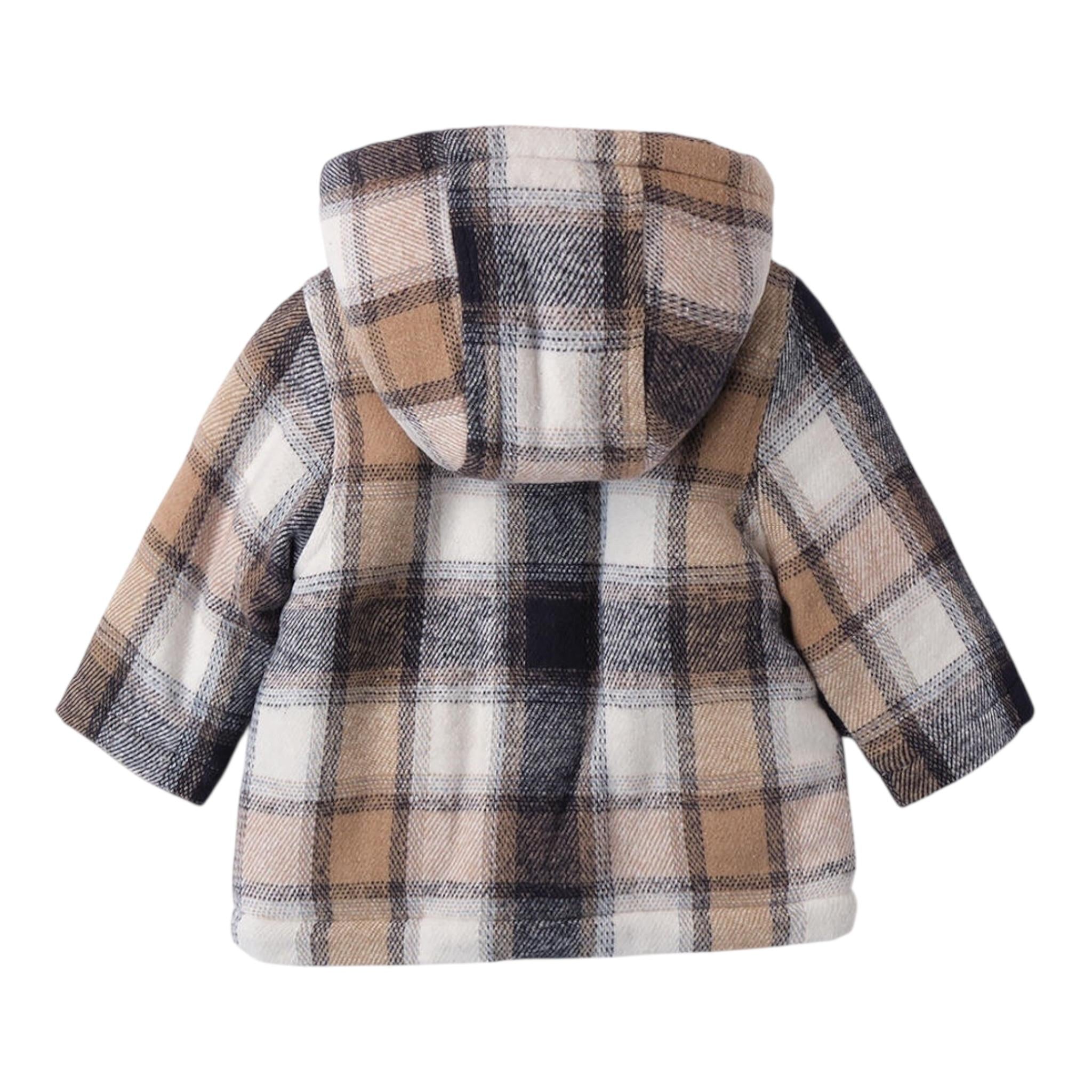 MINI BANDA cappotto stampa fantasia con cappuccio Beige per Neonato 3A629 BEIGE MINI BANDA 