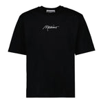 Moschino T-Shirt Tinta Unita con Stampa per Bambina HUM058X NERO MOSCHINO 