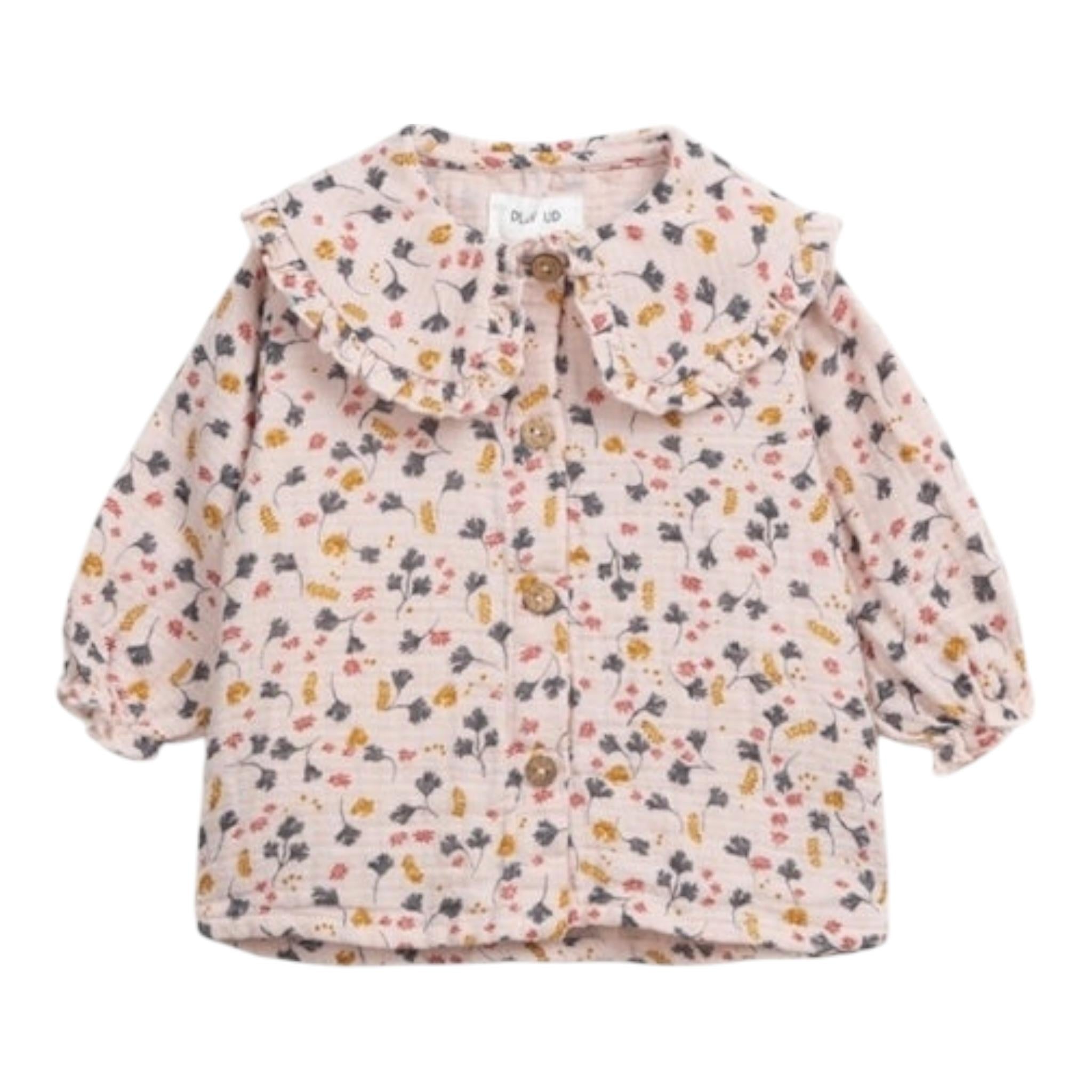 PLAY UP camicia tinta unita con fantasia fiori Rosa per Neonata PA022AP11302N ROSA PLAY UP 