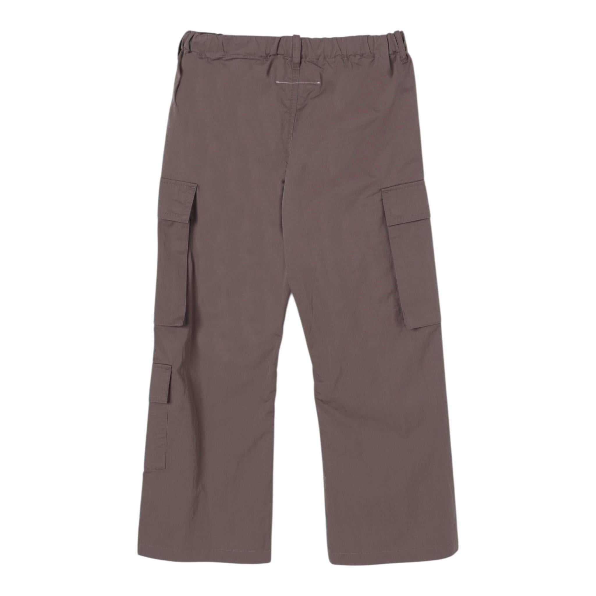 Maison Margiela Pantalone Tinta Unita con Elastico In Vita per Bambino M60735 FANGO MAISON MARGIELA 