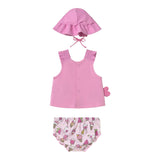 Mayoral Complet 3 Pezzi Canotta-Costume-Cappello per Neonata 1668 ROESA MAYORAL 