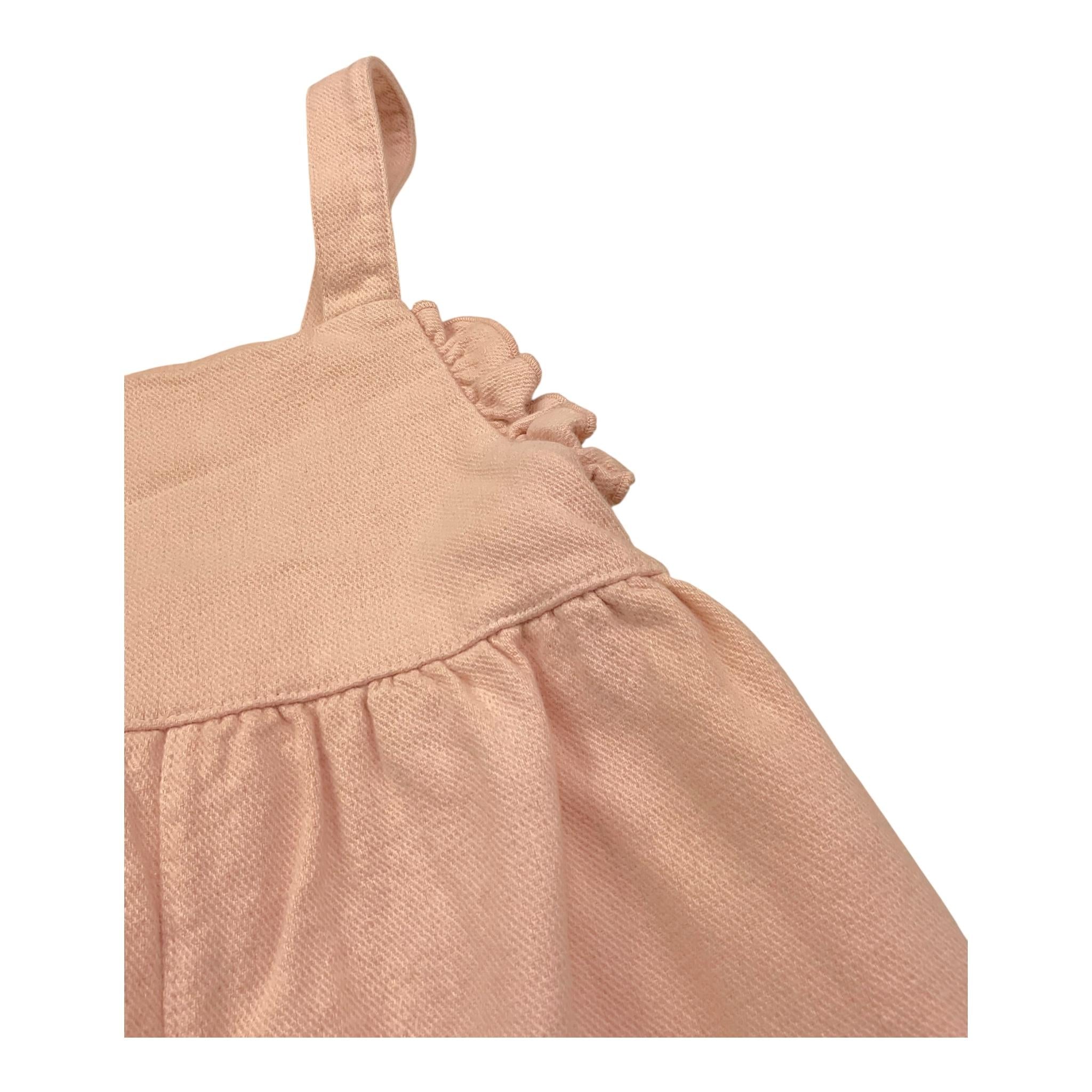 PLAY UP salopette tinta unita con rouches Rosa per Bambina PA022AP11502J ROSA PLAY UP 