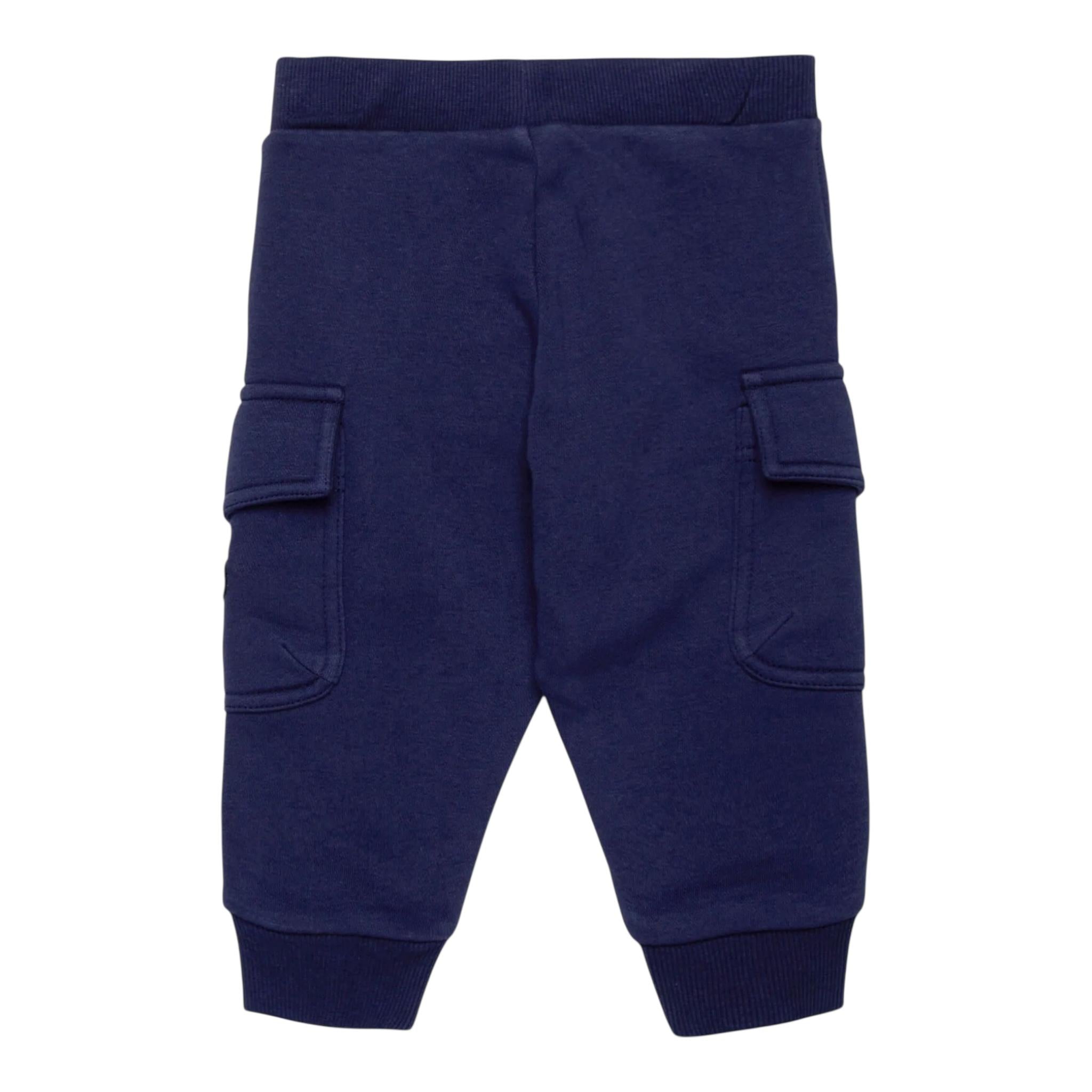 DIESEL pantalone tuta tinta unita cn tasche Blu per Neonato K00583 BLU DIESEL 