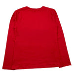 EMC shirt girocollo tinta unita con stampa paillettata Rosso per Bambina BX2298 ROSSO EMC 