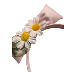 Monnalisa Cerchietto Tinta Unita con Applicazioni per Bambina FIDJ ROSA MONNALISA 