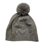 TWINSET cappello tinta unita con pon pon Grigio per Bambina K63039 GRIGIO TWINSET 