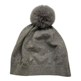 TWINSET cappello tinta unita con pon pon Grigio per Bambina K63039 GRIGIO TWINSET 