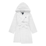 RALPH LAUREN accappatoio tinta unita con cappuccio Bianco per Bambino 7P0188 BIANCO RALPH LAUREN 