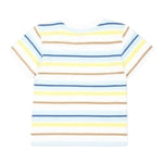 Timberland T-Shirt Tinta Unita con Fantasia A Righe per Bambino T60513 BIANCO TIMBERLAND 