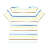 Timberland T-Shirt Tinta Unita con Fantasia A Righe per Bambino T60513 BIANCO TIMBERLAND 