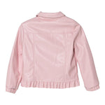 Guess Chiodo In Ecopelle Tinta Unita per Bambina K5RL02WFV60 ROSA GUESS 
