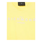 John Richmond T-Shirt Girocollo Tinta Unita con Stampa per Neonata RIP25002TSX GIALLO JOHN RICHMOND 