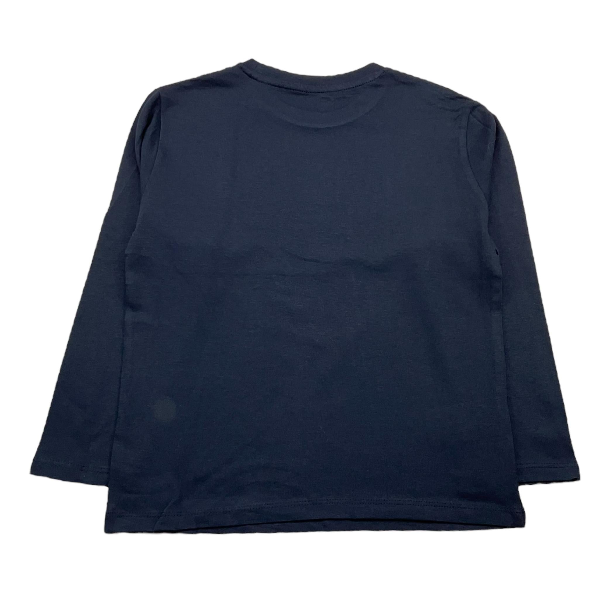 MAYORAL shirt girocollo tinta unita con stampa Blu per Bambino 173XX BLU MAYORAL 