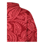 ETRO maglia tinta unita mezzo collo con fantasia Rosso per Bambina GV2A77X ROSSO ETRO 
