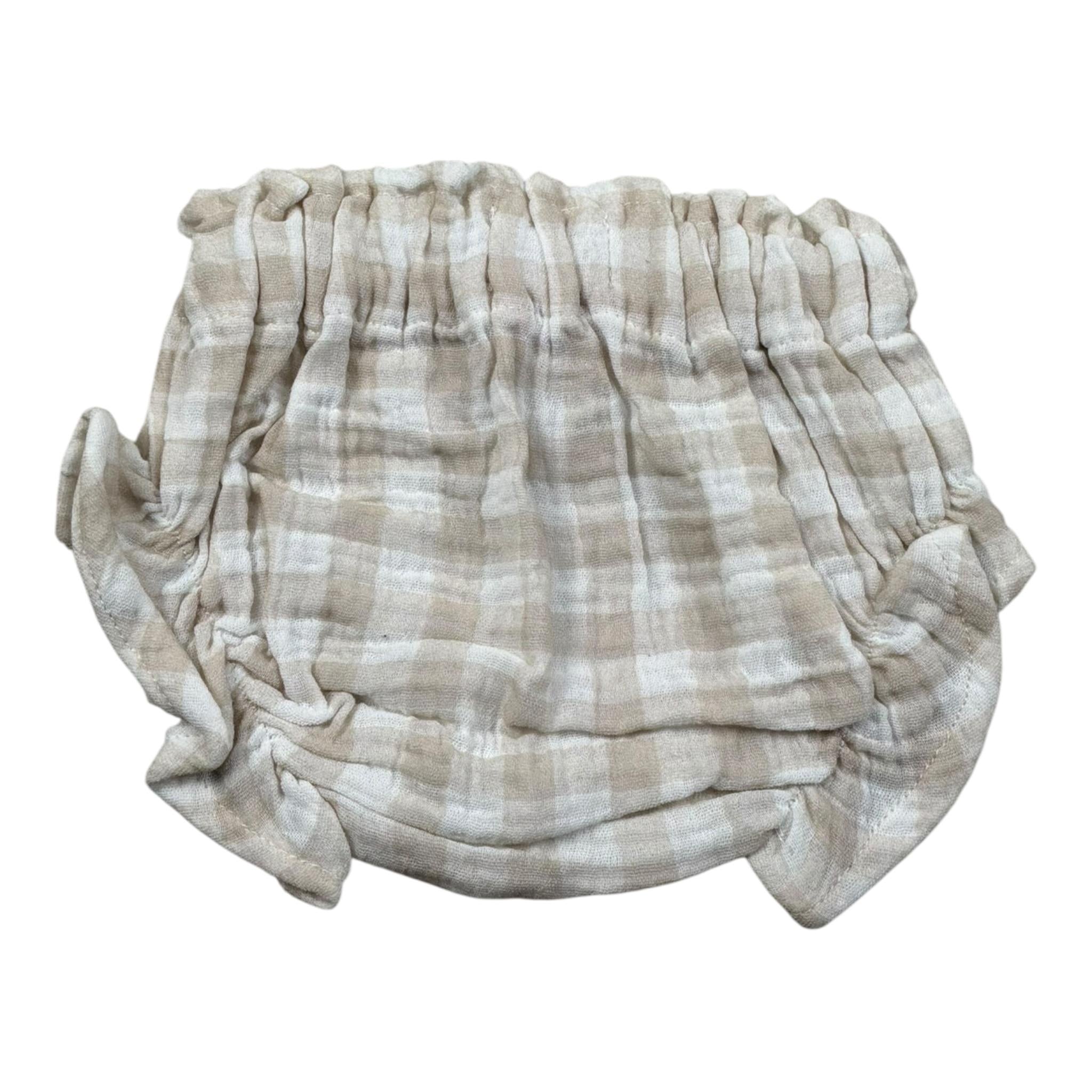 Petit Indi Completo 2 Pezzi Camicia-Culotte per Neonata SS25B09233 BIANCO PETIT INDI 