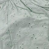 Please Abito Tinta Unita Traforato per Neonata AB08249G71 VERDE ACQUA PLEASE 