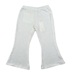 Zhoe & Tobiah Pantalone Tinta Unita Modello Zampa per Bambina CNA4F BIANCO ZHOE & TOBIAH 