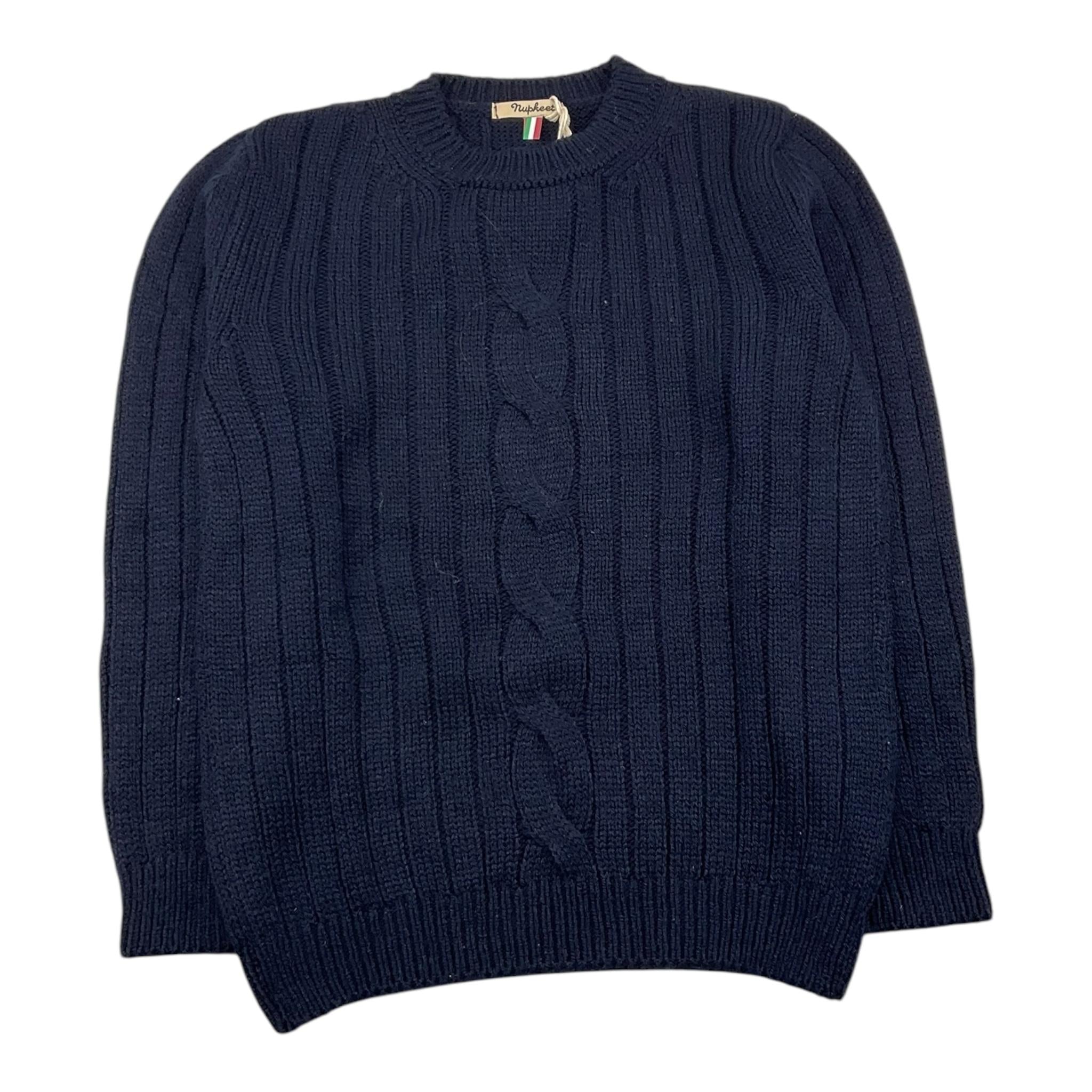 NUPKEET maglia girocollo tinta unita Blu per Bambino 4DNK403 BLU NUPKEET 