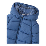 MINI BANDA giubbino tinta unita con zip e cappuccio Blu per Neonato 3A633 BLU MINI BANDA 