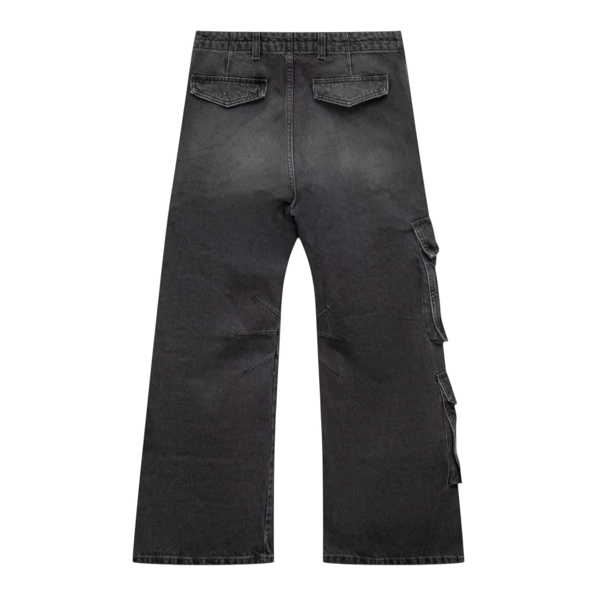 Diesel Jeans Modello Palazzo con Tasconi per Bambina J01725XXX NERO DIESEL 