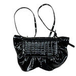 John Richmond Borsa Tinta Unita Lucida per Bambina RGP26170BO NERO JOHN RICHMOND 