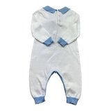 Le Bebe Tutina Manica Lunga Tinta Unita con Ricami per Neonato LBB5317 BIANCO LE BEBE 