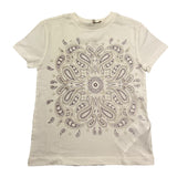 Eleventy T-Shirt Girocollo Tinta Unita con Stampe per Bambino EW8P11 BIANCO ELEVENTY 