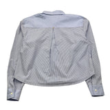 PLEASE camicia manica lunga fantasia a righe Azzurro per Bambina CL45271G66X AZZURRO PLEASE 