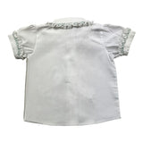 Colibri Completo Camicia-Coulotte Bicolore Bianco Per Neonata