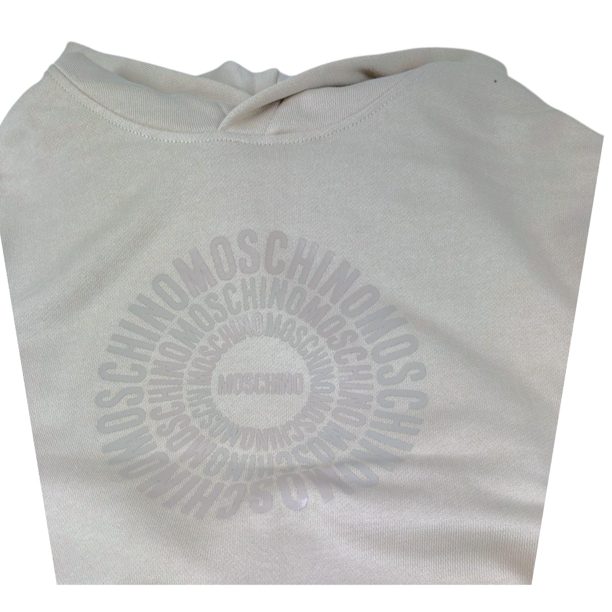 Moschino Completo 2 Pezzi Felpa-Pantalone per Bambino HUK04J BEIGE MOSCHINO 