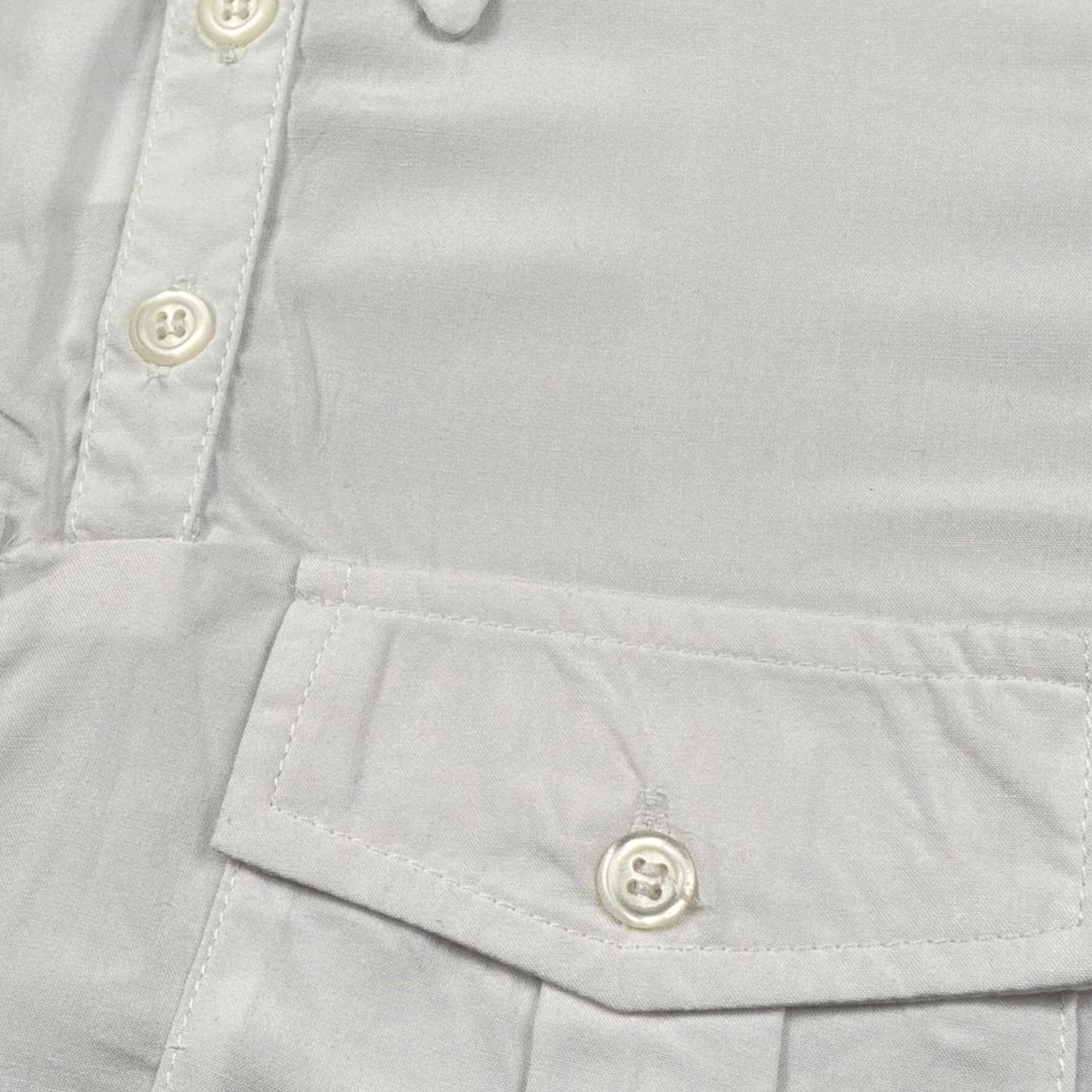 Duepuntozero Camicia Mezza Manica Tinta Unita per Bambino CAM200 BIANCO DUEPUNTOZERO 