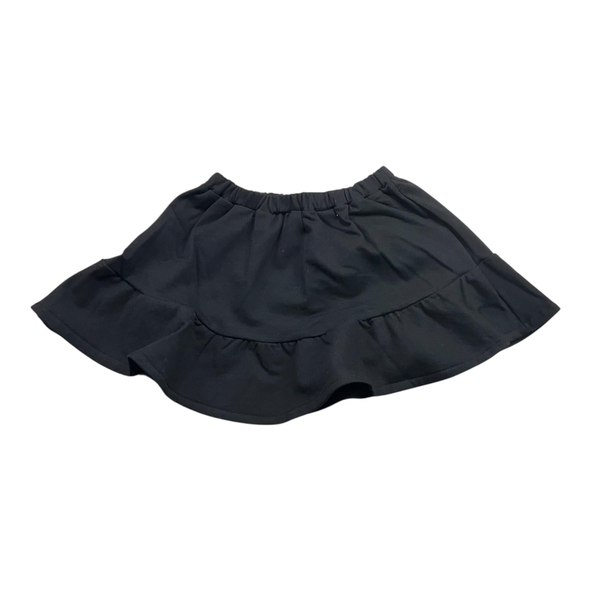 MARC ELLIS gonna tinta unita con logo Nero per Bambina JMNSK15790J NERO MARC ELLIS 