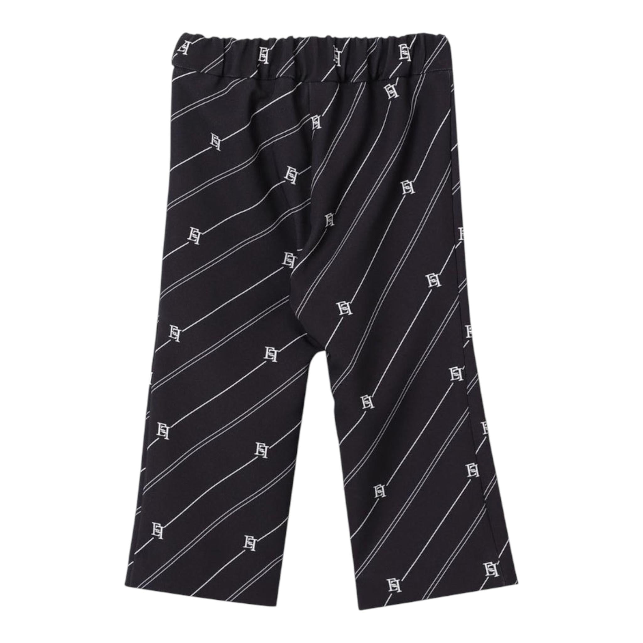 ELISABETTA FRANCHI pantalone tinta unita logato Blu per Bambina EGPA069 BLU ELISABETTA FRANCHI 