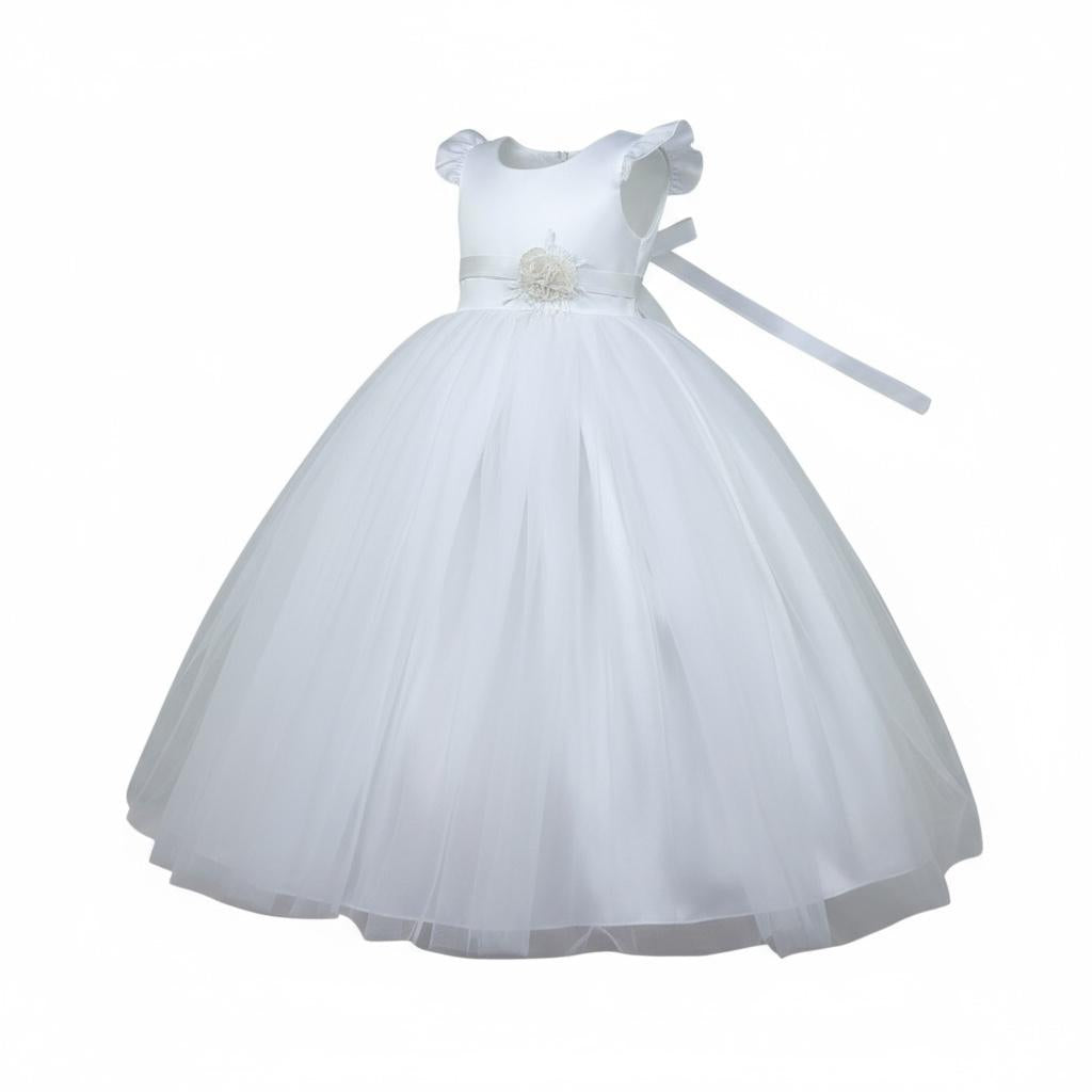 Isabel Couture Completo Cerimonia 2 Pezzi Gonna-Top per Bambina 25C446S BIANCO ISABEL COUTURE 