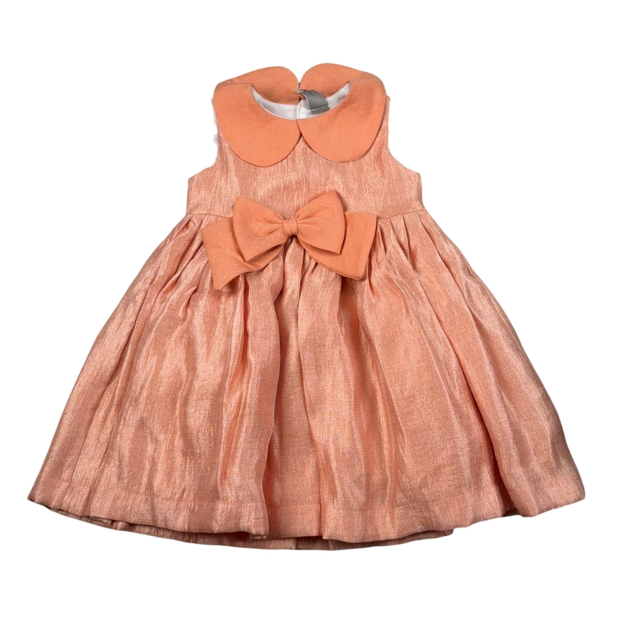 Marlu' Abito Giromanica Tinta Unita per Neonata EM823 ARANCIONE MARLU' 