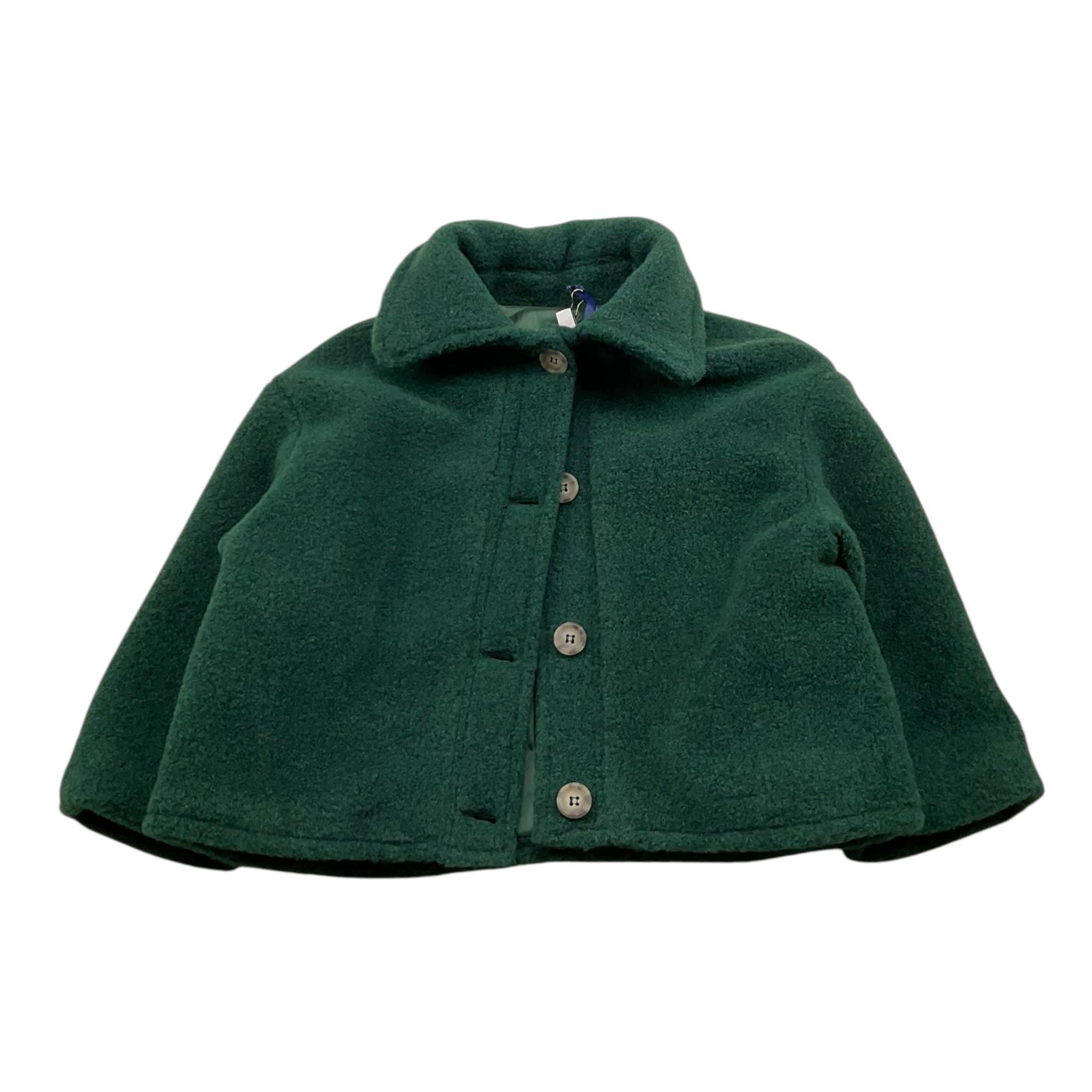 PICCOLA LUDO giubbino modello cappotto tinta unita con bottoni Verde per Bambina BS9WB018X VERDE PICCOLA LUDO 