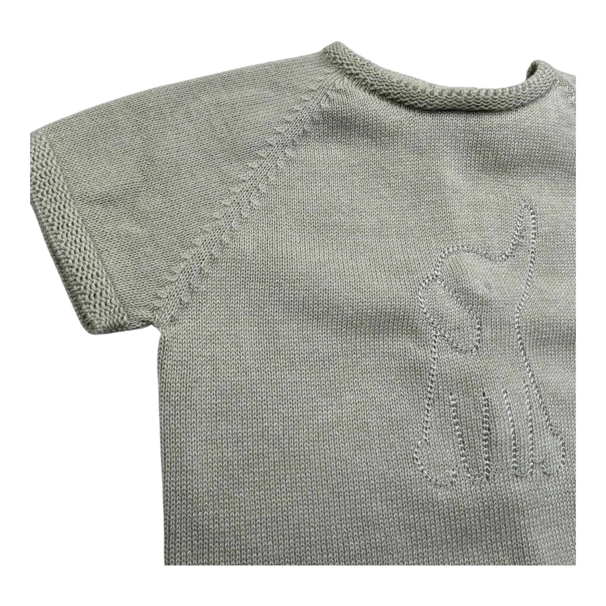 Wedoble T-Shirt Girocollo Tinta Unita  per Neonato V2402302A VERDE WEDOBLE 