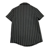 Daniele Alessandrini Camicia Mezza Manica Tinta Unita Nero Per Bambino