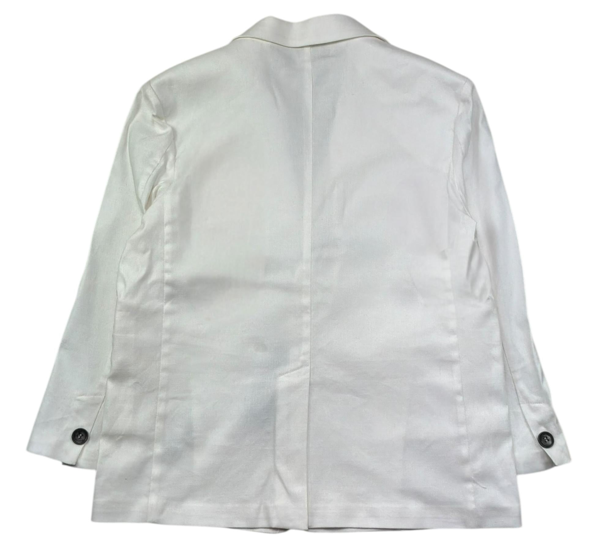 Paolo Pecora Giacca Tinta Unita Monopetto per Bambino PP4211 PANNA PAOLO PECORA 